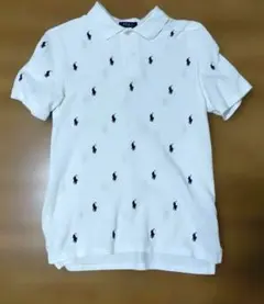 POLO RALPH LAUREN ★ポロシャツ ★総柄 ホワイトのサムネイル
