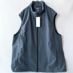 UNIQLO ウィンドプルーフベスト ジップアップベスト　裏メッシュ　ブルー新品