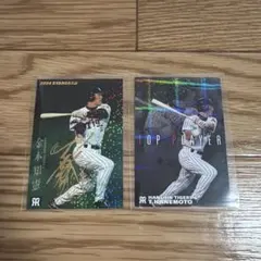 金本知憲 2009 プロ野球チップス カード 2枚セット 阪神タイガース