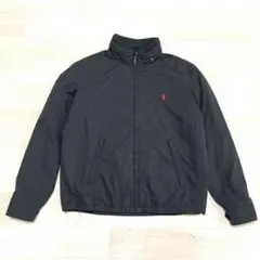 ラルフローレン ブラック　ナイロン　ジャケット　L