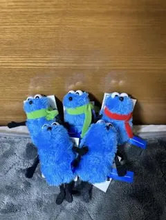 【新品】パペットスンスン ぬいぐるみマスコット winter マフラー　5点