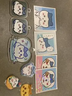 ハチワレ アクリルキーホルダー シール　マシュマロステッカー　ちいかわベーカリー