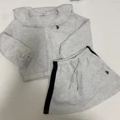 U.S. POLO ASSN. グレーセットアップ 120