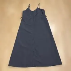 グレー　キャミワンピース ロング