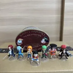 ワンピの実7体セット/ルフィ、ゾロ、ナミ、キッド、キラー、シャンクス、おでん