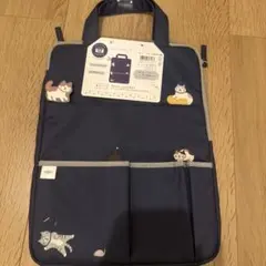 LIHIT LAB. ノートPCスリーブ 13インチ 猫柄 ネイビー　新品未使用