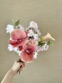 新品　和装ブーケ　桜ブーケ