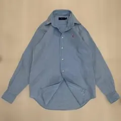Ralph Lauren リネンシャツ ライトブルー XS