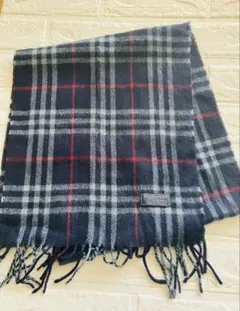 Burberry バーバリーノバチェック　ラムウール100%マフラー　イギリス製