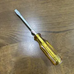 새 제품!미사용!관통형 플랫헤드 스크류드라이버 쇼와 빈티지!