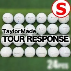 【S67】TaylorMade ツアーレスポンス 白 ロストボール 24球のサムネイル