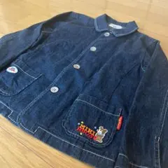 ミキハウス ダークデニムジャケット 120サイズ