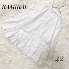 バンドカラーブラウス