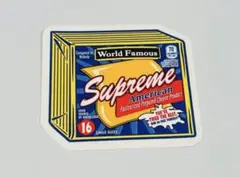 2019AW supreme ステッカー ″チーズ″