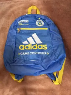 adidas キッズ リュック V88752 ブルー イエロー