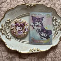 サンリオ クロミ 刺繍缶バッジ＆カードセット