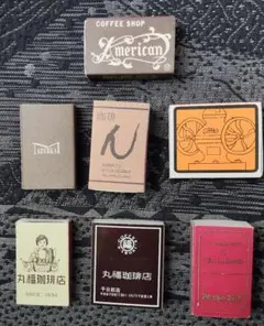 G マッチまとめ売り　7個　箱型 珈琲店