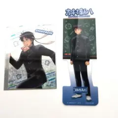 銀八先生✨新八 ホログラムクリアカードとブックマークコレクション等身デザイン