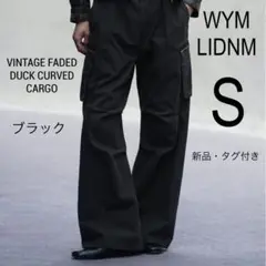 VINTAGE FADED DUCK CURVED CARGO ブラック S