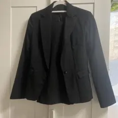 INGNI ブラック ストライプ テーラードジャケット