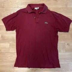 CHEMISE LACOSTE ポロシャツ ボルドー サイズ4