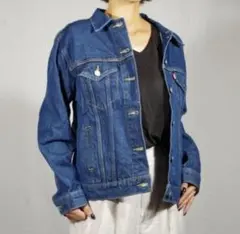リーバイス EX-BOYFRIEND TRUCKER デニムジャケット Mのサムネイル