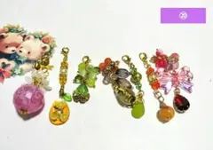 ⑳、オリジナル天然石チャームセット( *´ㅅ`)⁾⁾