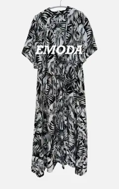 ★値下げ★セール★EMODA エモダ ボタニカル柄 ロング 羽織り　ガウン