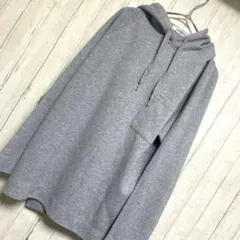 UNION STATION グレー パーカー ポケット付　長袖トップス　S