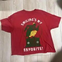 Elf Tシャツ レッド SMILING'S MY FAVORITE!