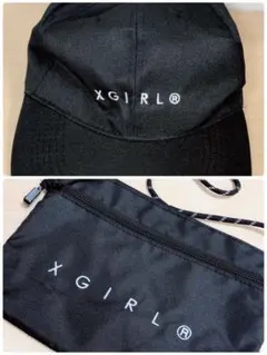 x-girl キャップ+バッグ 2点セット