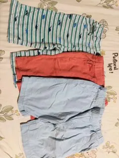 キッズ ハーフパンツ 3枚セット 恐竜柄