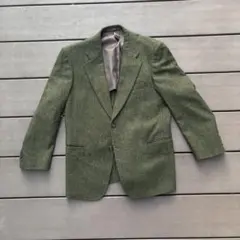 グリーン テーラードジャケット