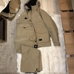 ベージュ スノーボードウェアセット