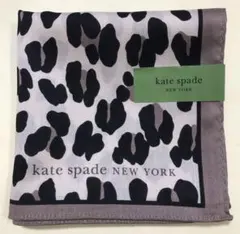 ③ケイトスペード　ハンカチ　レオパード　ヒョウ柄