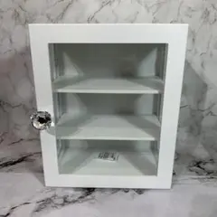 ニトリ ミニ コレクションケース クリスタルつまみ付き