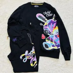 BKYS セットアップ バニー刺繍プリント L（B228）