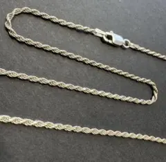 イタリア製　ロープチェーン　ヴィンテージ