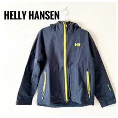 【美品】ヘリーハンセン マウンテンパーカー ネイビー M 高機能防水ジャケット