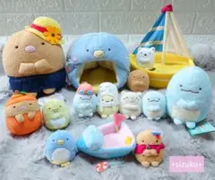 【まとめ売り】すみっコぐらし ヨット ボート マリン てのりぬいぐるみ他 15点