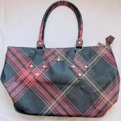 Vivienne Westwood タータン トートバッグ チェック 赤 黒