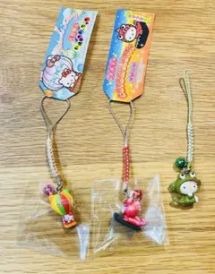 【希少・タグ付】ご当地キティ根付3点セット（佐賀カブトガニ・ナガシマ・神戸空港） m43942995263_1.jpg?1770972566