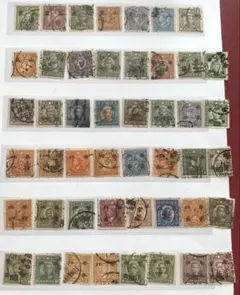 中国切手　使用済み