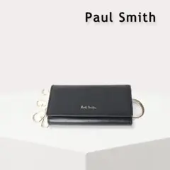 004① 新品 Paul Smith ベジタンレザー キーケース 4連キーケース