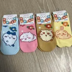 ちいかわ　キャラクターソックス 4足セット 19-24cm