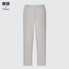 UNIQLO x Theory 感動イージーパンツ ライトグレー S メンズ
