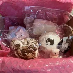 スクイーズ 5点セット　豆豆　スレドド　チョコベア　東東　シャオチー