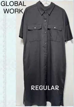 GLOBAL WORK ＊リネンワンピース半袖