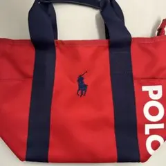 Polo Ralph Lauren トートバッグ レッド ネイビーのサムネイル