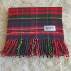 マフラー赤チェック